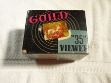 Vintage Craftsman Guild 35 Viewer, Original Box, Slide and Film Negative, Viewer