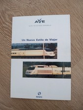FOLLETO AVE RENFE 1992