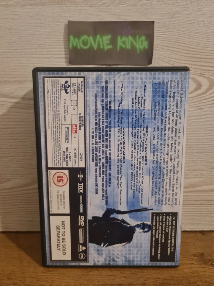 Terminator 1-6 Complete (DVD) Salvation Dark Fate Schwarzenegger [Region 2] [UK] - Image 4 of 4