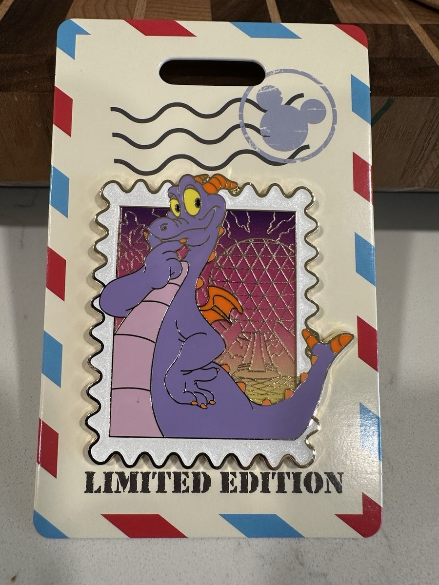 2025 Disney Destination D23 WDI MOG Pin Park Stamps Figment LE 400