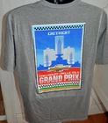 NIKE CHEVROLET GRAND PRIX T SHIRT DETROIT DRI FIT MENS LARGE BIG GRAHPIC ON BACK