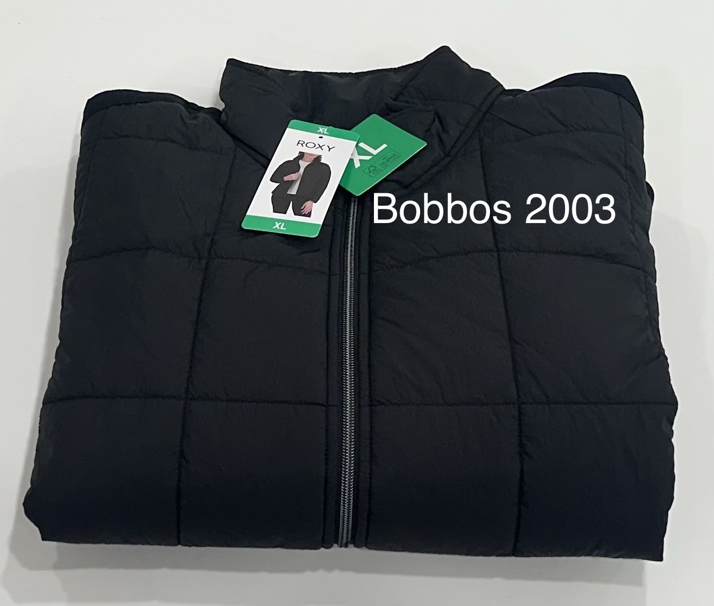 Roxy Women's Pockets Quilted Jacket, Black, Size XL