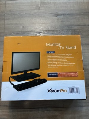New Xtrempro Monitor Or TV Stand Riser - Adjustable Desktop Elevation