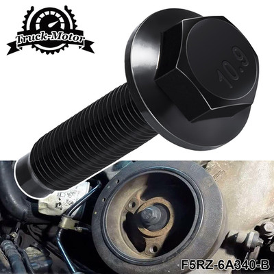 F5RZ-6A340-B Crank Pulley Bolt Crankshaft Tool for Ford Lincoln Mercury Vehicles