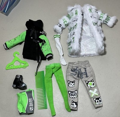 Rainbow High  Doll Clothing Only For Shadow High Harley Limestone Greed Black