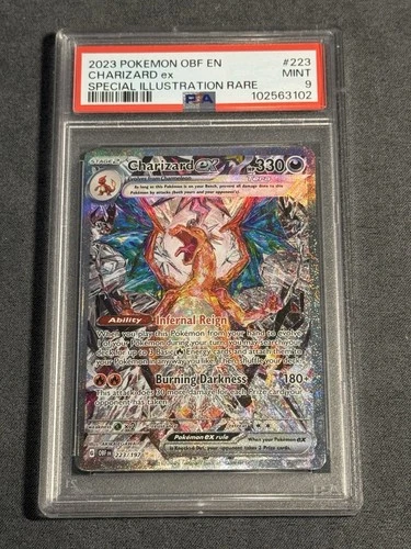 2023 Pokemon Charizard Ex SIR Obsidian Flames 223/197 Psa 9