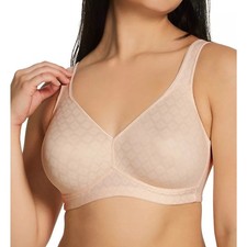 Rosa Faia Anita Twin Art Beautyfull Beige Bra 34C Unpadded Underwire 