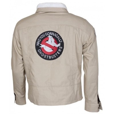 GHOST BUSTERS Movie Mens COTTON JACKET WITH FUR COLLAR - BNWT 
