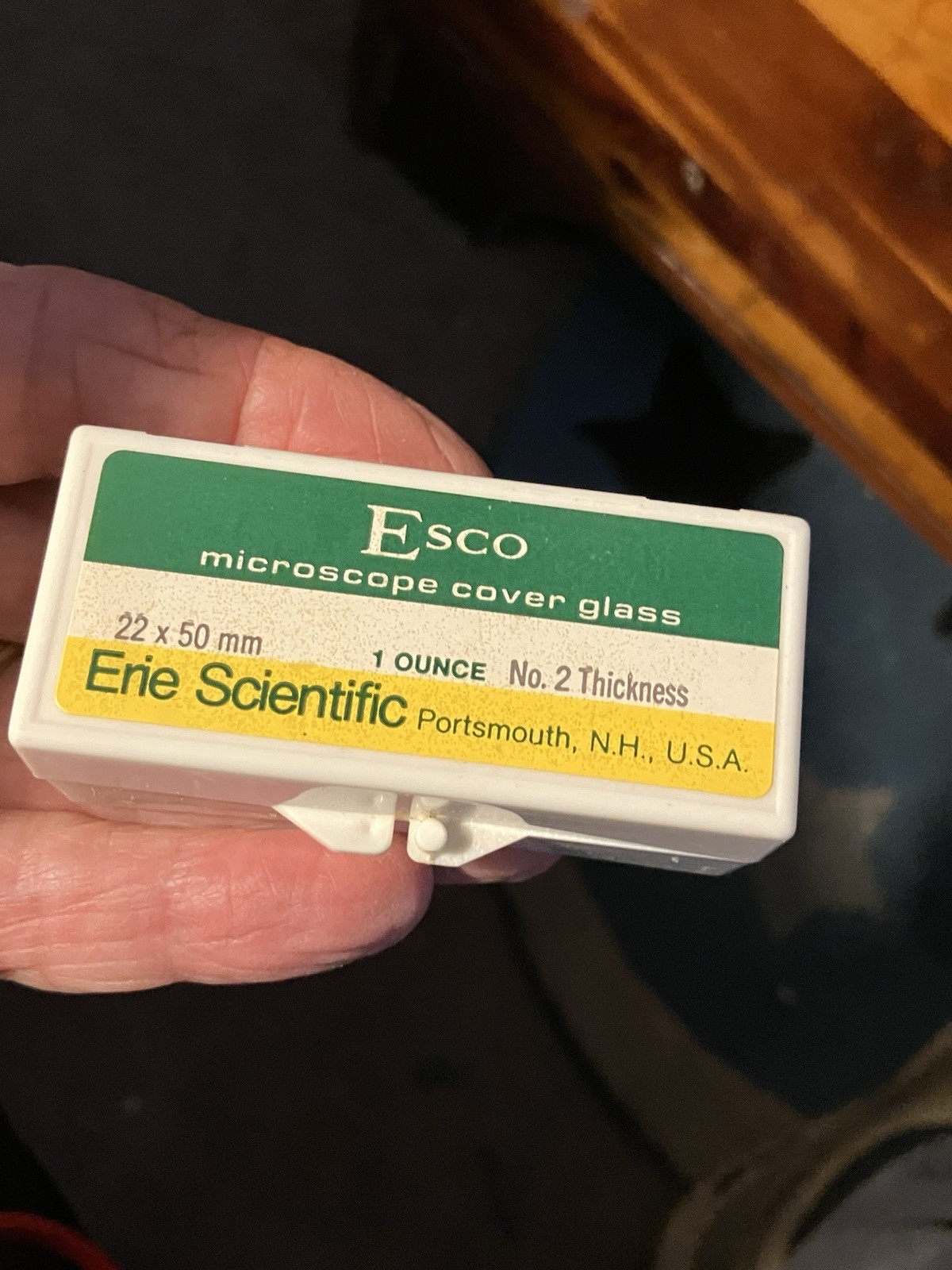 Erie Scientific ESCO Microscope Cover Glass 22x50mm No.2 Thickness