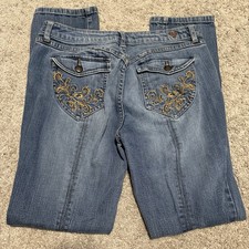 Jeans donna blu denim Anisette Vintage Y2K taglia 13 - Skater Punk