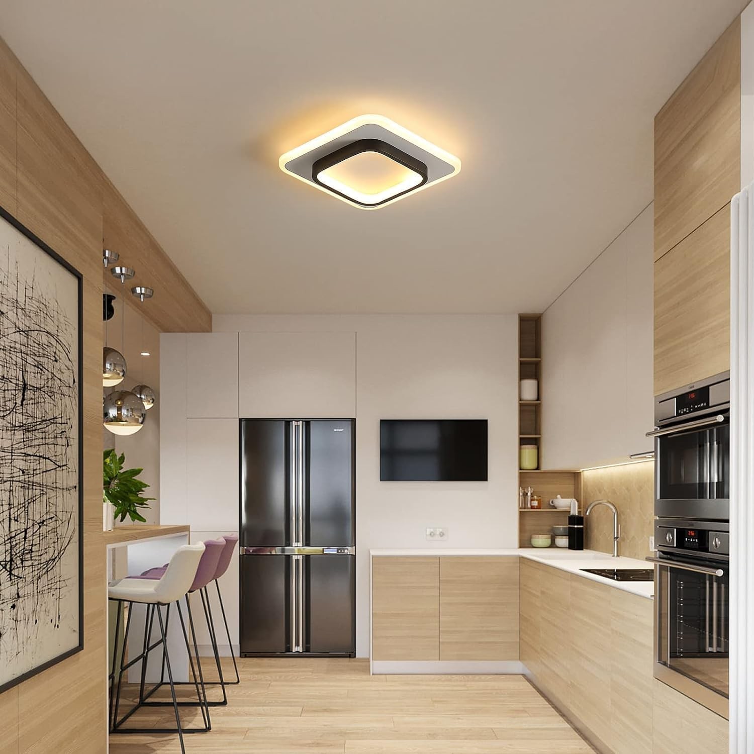 Plafonnier à LED réglable 20W pour supprimer les zones d'ombre dans un couloir sombre