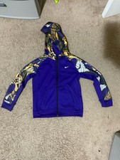 NIKE Kobe Bryant Mamba Hoodie Kids sz 7 purple therma-fit