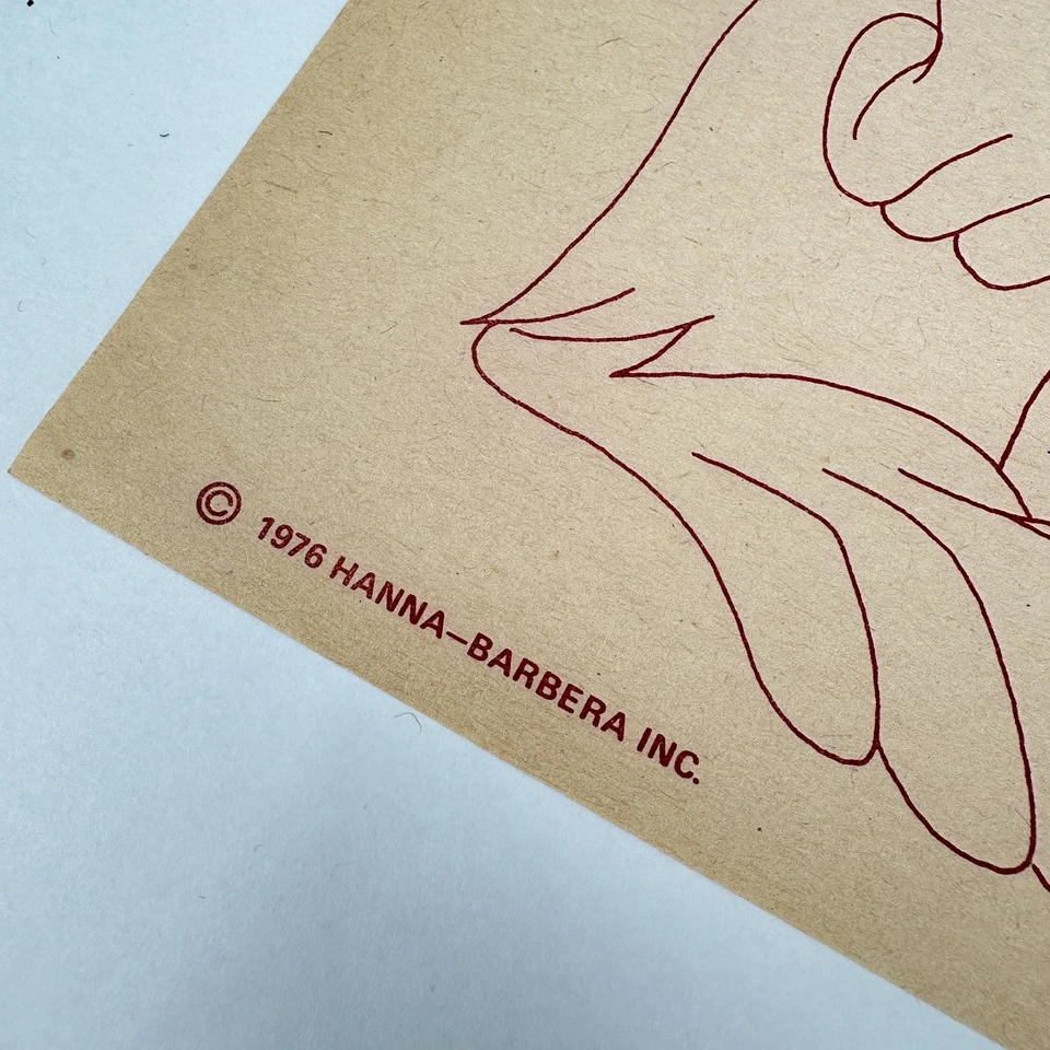 Vintage 1976 Hanna Barbera Transfers Artex Clothing Paint Needlepoint Embroidery - Image 4 of 4