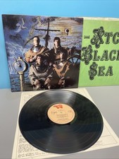 VTG 1980 XTC: BLACK SEA VIRGIN/RSO V-1-1000 GREEN BAG 12" VINYL LP LYRIC SLEEVE