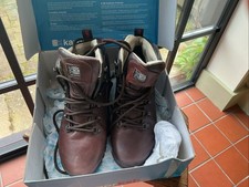 Karrimor Ksb Walking Boots Leather Gore Tex Vibram Soles Uk 7 Euro 41 Worn Once