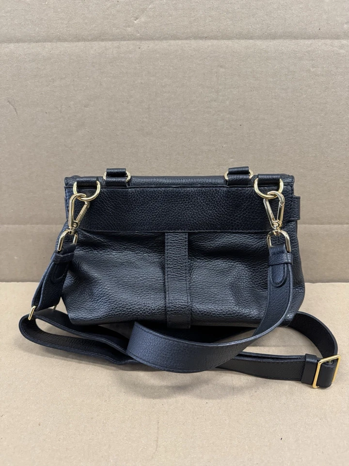 Bandolera y bolso clutch híbrido bidireccional See By Chloe cuero en negro Foto 2 de 4