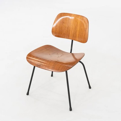 1954 Ray and Charles Eames for Herman Miller DCM Dining Chair in Walnut & Steel