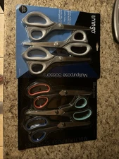 Scissors All Purpose Ultra Sharp, Comfort-Grip Shears Multi 6 PR