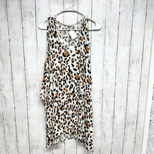 Show Me Your Mumu Dress Womens Small Circus Mini Leopard Print Cold Shoulder