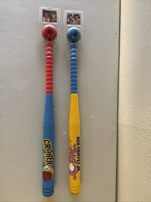 Ken Griffey Jr / Greg Maddux - Mike Piazza / David Cone 1996 Pizza Hut Bat /ball