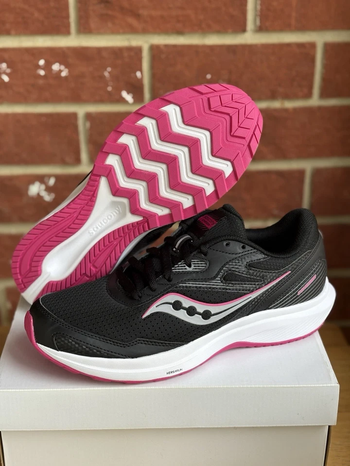 Saucony Cohesion 16 Black Pink Size 11.5 Womens New Sneakers Running Shoes - Image 2 of 4