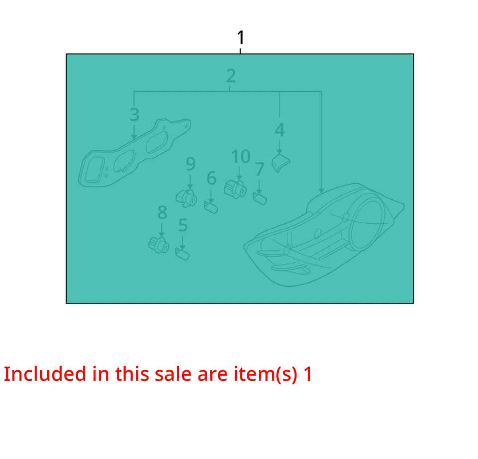 2009-2011 Mazda Rx-8 Passenger Right Side Tail Light Taillight Oem YWMUY - Image 3 of 4