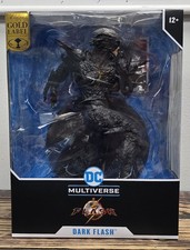 McFarlane DC Multiverse Dark Flash Gold Label The Flash Movie Figure NEW