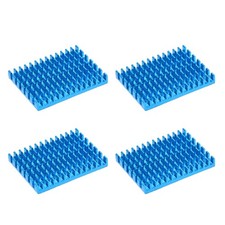5x30x40mm Blue Aluminum Heatsink Thermal Adhesive Pad 3D Printers 4Pcs