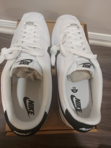 Men's Nike Cortez Basic Leather White Black Size 13 US- 819719-100 - Picture 7 of 8