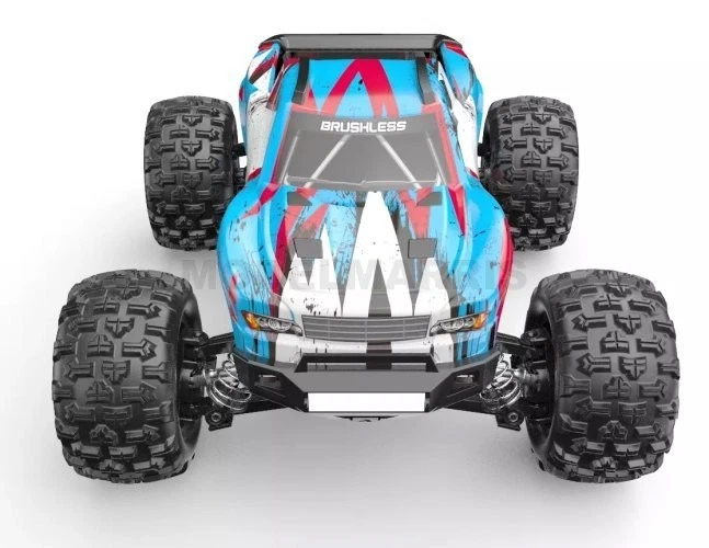 MJX 16208 1/16 Hyper GO Camion RC Haute Vitesse 2.4G - Bleu/Blanc/Rose - Photo 4/4