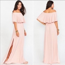 Show Me Your Mumu Rosebud Chiffon‎ Hacienda Maxi Dress XS Womens NWT
