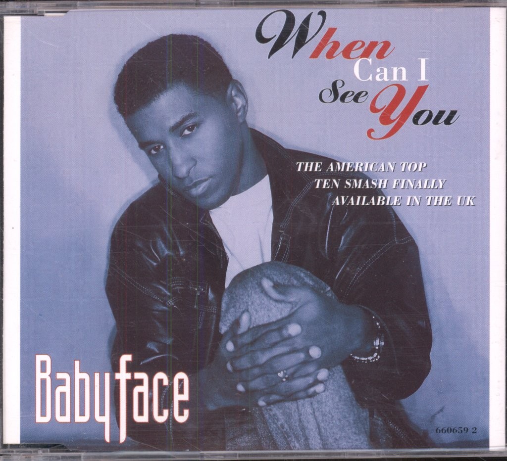 Babyface When Can I See You CD UK Epic 1994 single 6606592