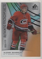 2019 SP Game Used Authentic Rookies Orange Rainbow /115 Aleksi Saarela #143 0v7