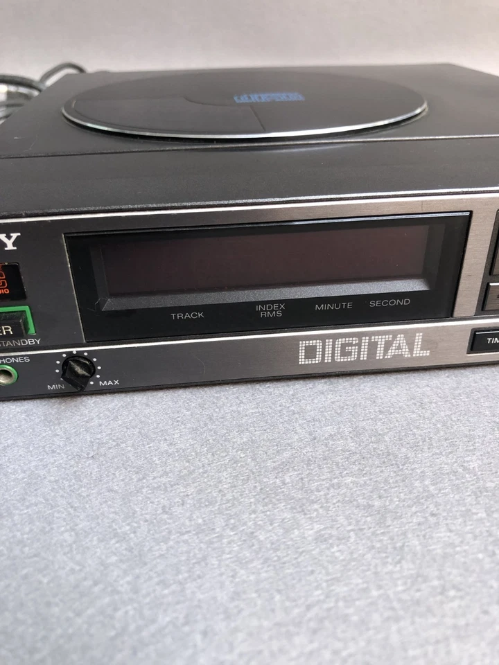Vintage SONY CDP-7F (220V) Top-Loading Compact Disc Player Made in Japan Tested - Bild 4 von 4