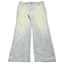 Wrangler Cowboy Cut Jeans Light Wash Men 36x30 Straight High Rise Western 936MSH