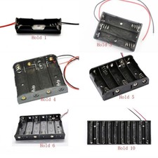 Wired Battery Box AA / UM-3 in 1, 2, 3, 4, 6, 8 Cell Holder Sizes - Free P P