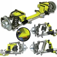 Universal 56.5 Mustang II IFS Front End Suspension Shx Thru 2" Drop Manual 5x4.5