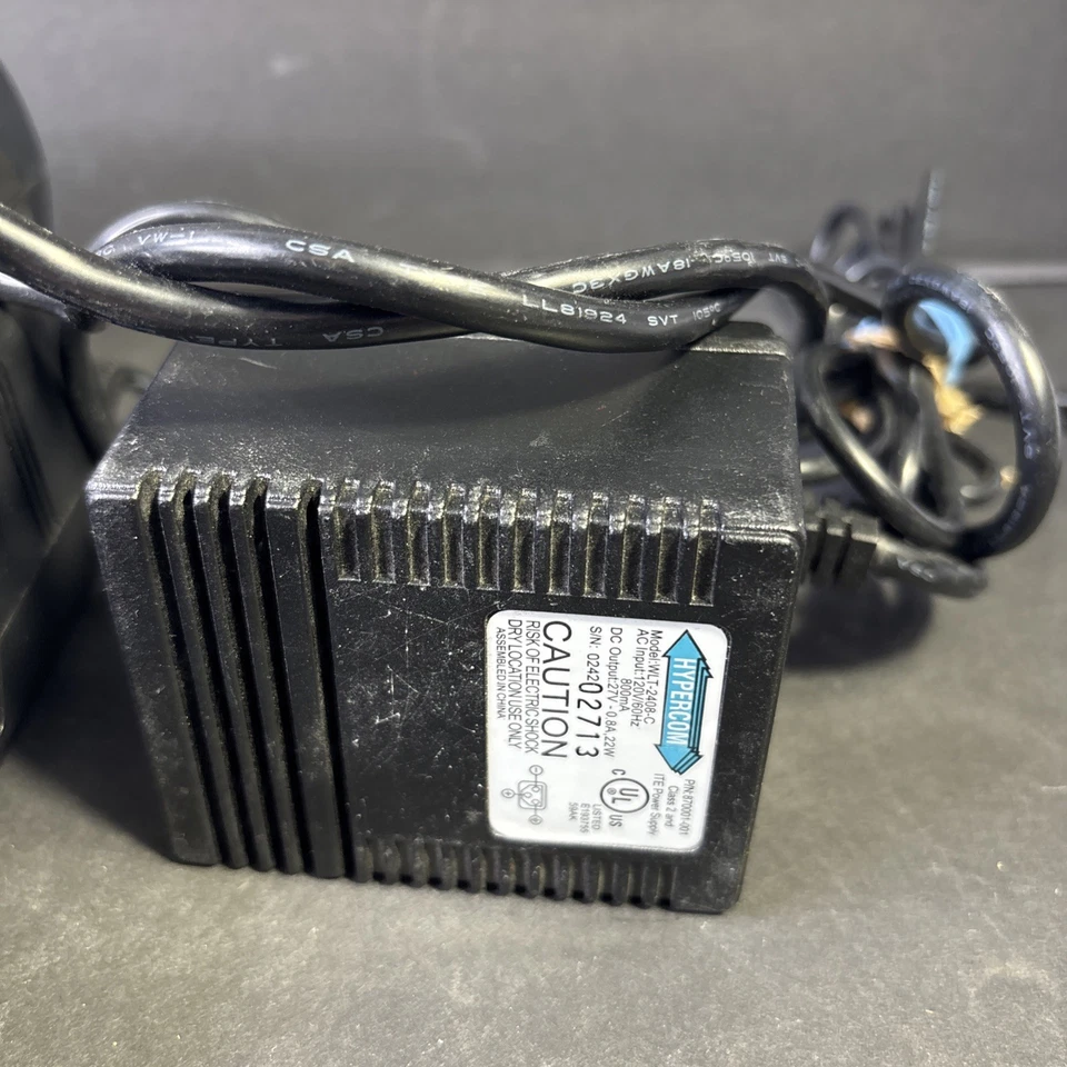 Hypercom T7Plus POS Credit Card Machine Terminal with OEM Power Supply - Image 2 of 2