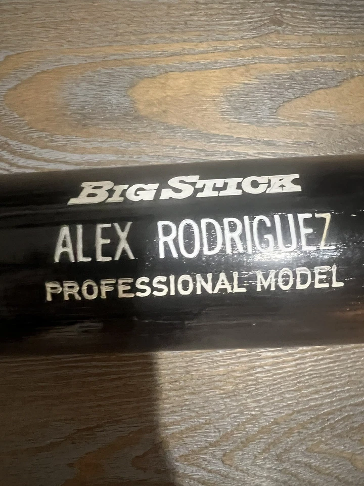 New York Yankees Alex Rodríguez Firmado Tamaño Completo Rawlings BigStick Pro Modelo Bate Foto 3 de 4