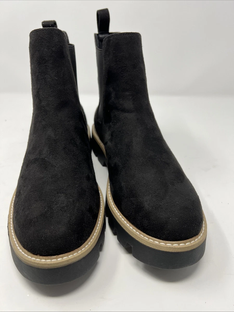 Chinese Laury  L.A Women’s Boots, Leather Suede, With Platform. Size USA 9.5.