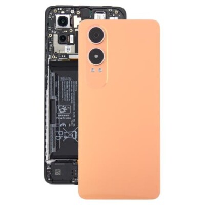 Für OnePlus Nord CE4 Lite Kunststoff Backcover mit Kamera Objektiv Cover (Ora...