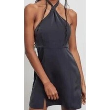 Urban Outfitters Black Halter Dress, Small, Never Worn