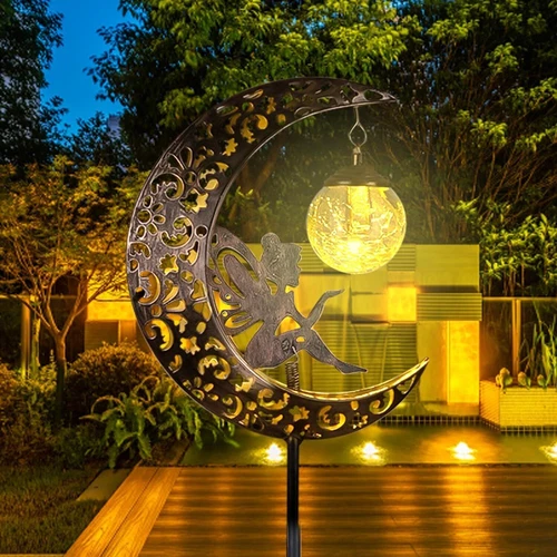 SOLAR LED Außen Stecklampe Flammen Deko Design Erdspieß Leuchte Garten Lampen - Bild 8 von 13