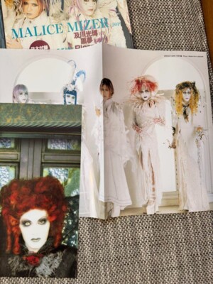 MALICE MIZER 2 magazines with posters Gackt Mana Koji SHOXX