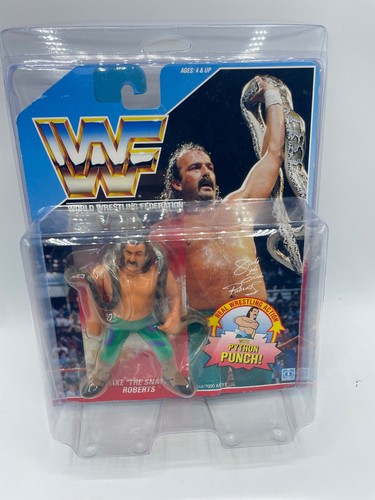 1990 Hasbro WWF WWE Jake The Snake Roberts Figure ...