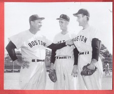 1956  BOSTON RED SOX      GLOSSY    PINKY HIGGINS,  J. SCHMITZ,  BOB PORTERFIELD