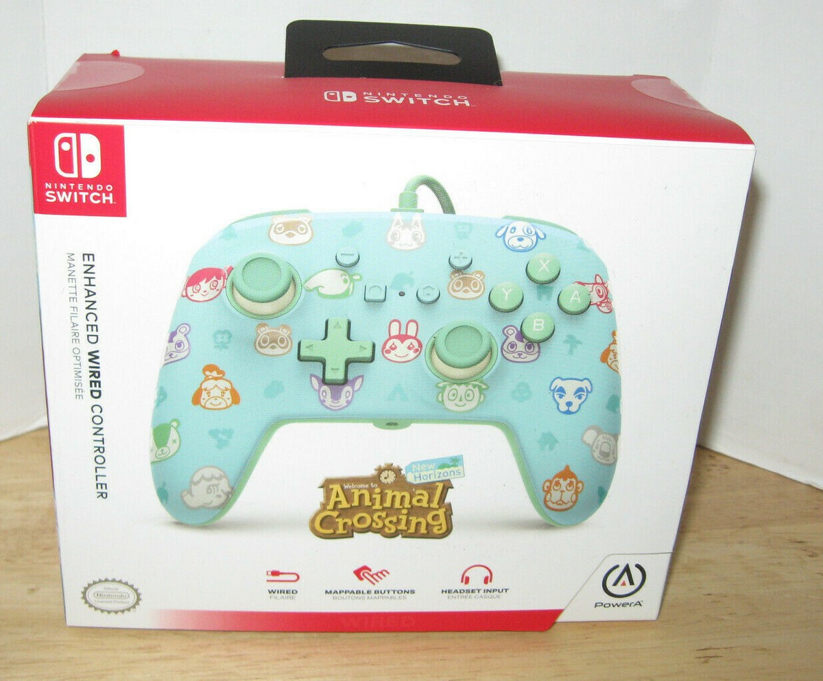 Nintendo Switch Enhanced Wired Controller Animal Crossing New Horizons by  PowerA