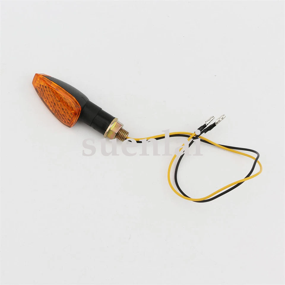 3.35" Plastic LED Turn Signals For Suzuki GS 450 500 550 650 750 850 1000 1100 - Imagem 2 de 2