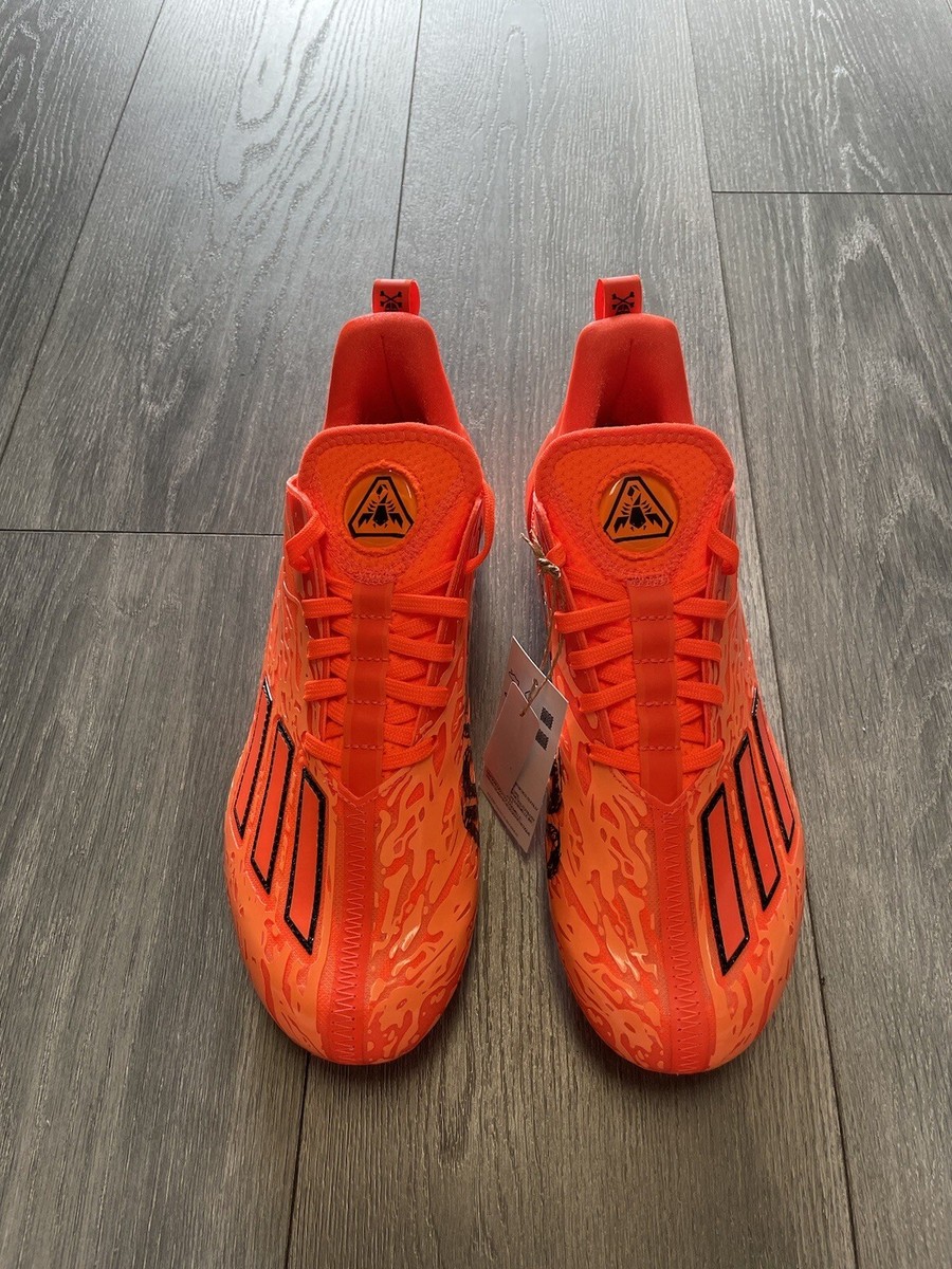 Adidas Adizero 12.0 Poison Football Cleats Orange Black  display picture 1