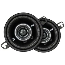 Kicker 3.5" 4 Ohm 80W Peak 2 Way Coaxial Full Range Car Audio Speakers 43DSC3504